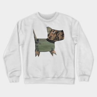 Collage Dog, Out for a Walk! Crewneck Sweatshirt